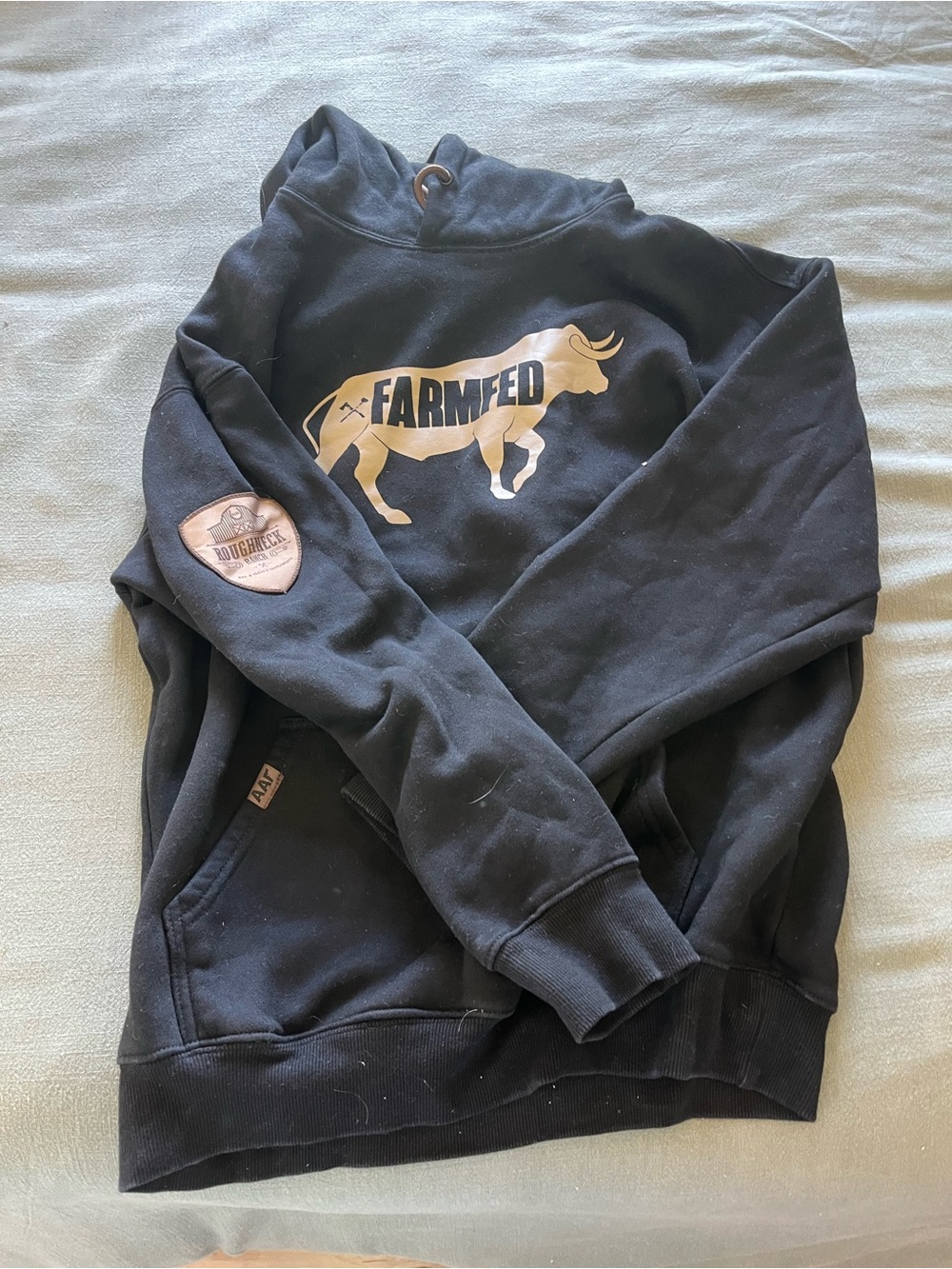 Black Logo Pullover Hoodie